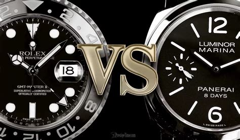 rolex vs panerai watch